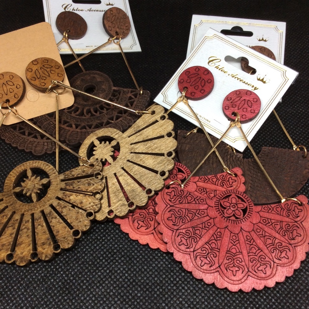 Wooden Earrings